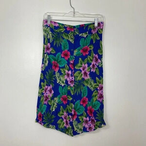 Vintage - Sag Harbour Tropical Floral Skirt